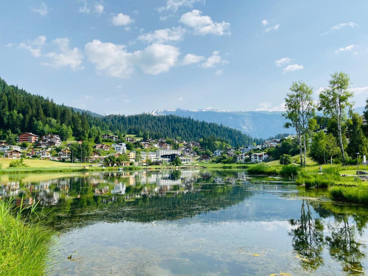 Moderne Ferienwohnung In Laax - Modern Apartment In لاكس المظهر الخارجي الصورة